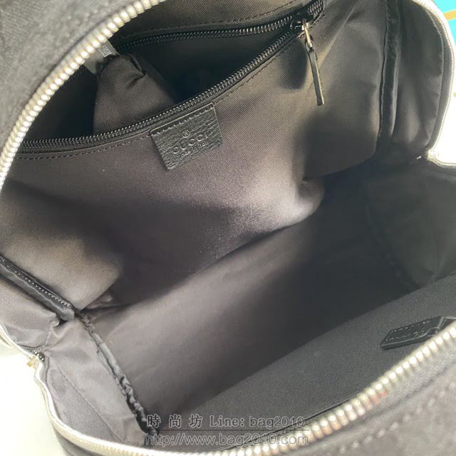 Gucci古馳包包 G家新款雙肩包 449906 古奇啡布男士雙肩後背包 gdj1456